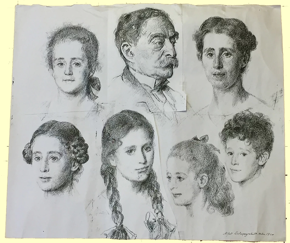 Gli Emden, la famiglia della sorella di Alfred